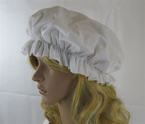 Ladies Victorian Edwardian Apron Maids Fancy Dress Costume Optional Mop Hat Ebay