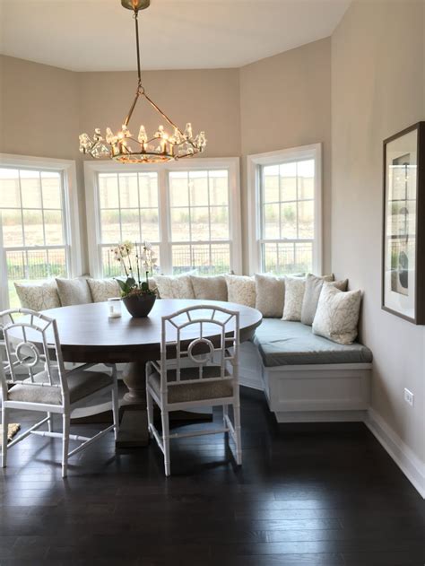 This is a simple, cheap, small table for two. Breakfast nook perfection by Beth's Home Deseyen, Inc ...