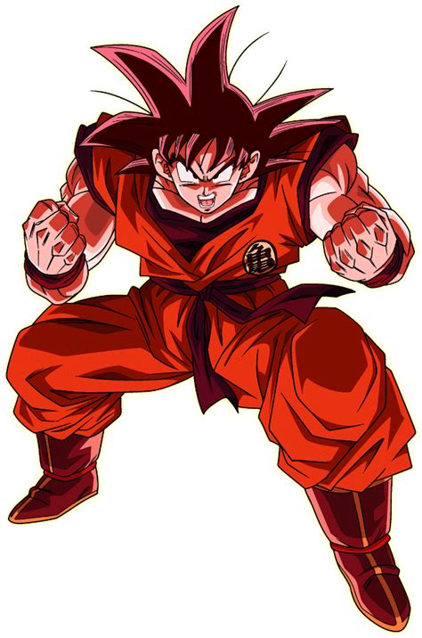 Goku Kaioken Render Xkeeperz By Maxiuchiha Anime Dragon Ball