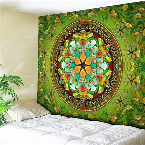 Ethnic Polyester Bohemian Sleeping Pad Tapestry Tapestries Plant