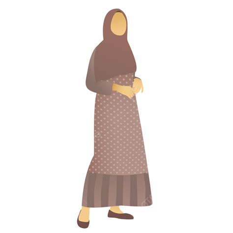 Vektor Brauner Hijab Vektor Hijab Hijab Illustration Hijab Png Und