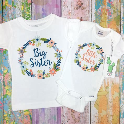 Big Sister Little Sister Outfits Big Sister Shirt Big Sister | Etsy | Big sister gifts, Big ...
