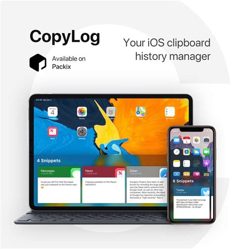 Copylog A Full Fledged Clipboard Manager For Jailbroken Ios Devices