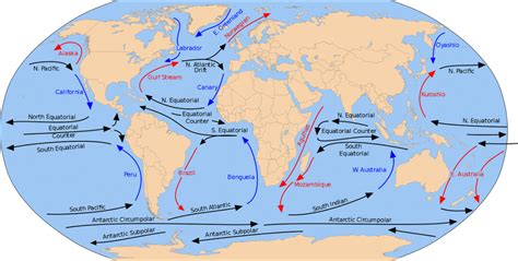 Las Corrientes Oceánicas Características Generales Navegantes Oceánicos