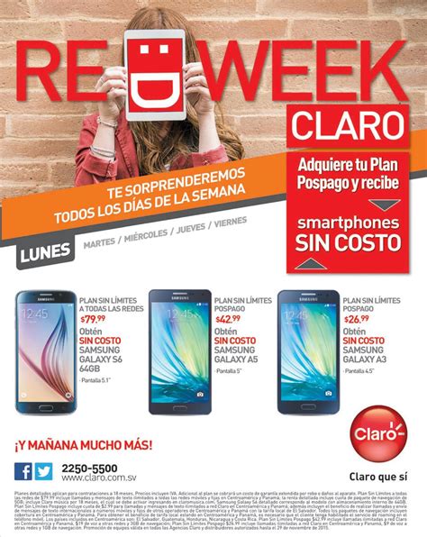 Smartphones Sin Costo Con La Red Week De Claro El Salvador Ofertas Ahora