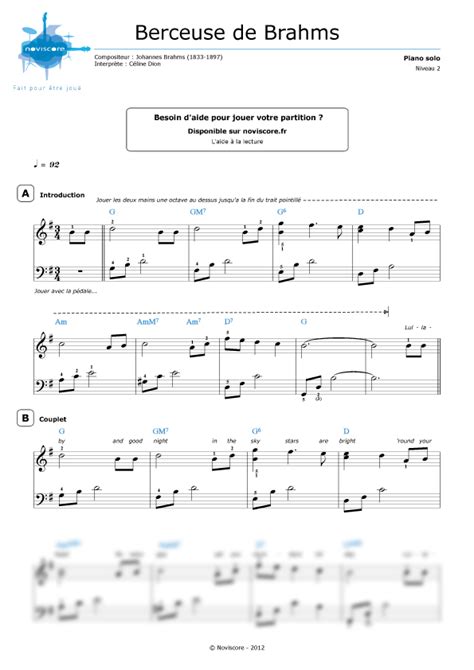 Cancion De Cuna Partitura Piano