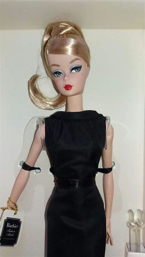 barbie silkstone classic black dress 2016 portuguese doll convention lisbon ebay klassisches