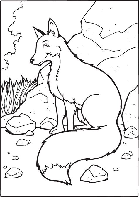 Https://tommynaija.com/coloring Page/animal Adult Coloring Pages Fox