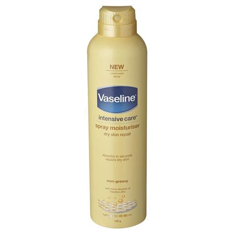 Buy Vaseline Intensive Care Spray And Go Moisturiser Dry Skin 190g Online