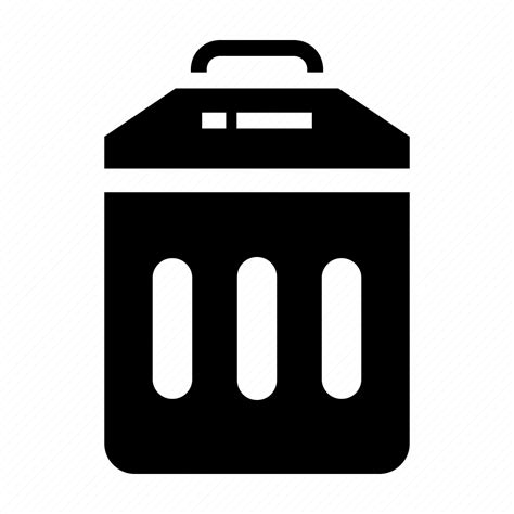 Garbage Waste Rubbish Trash Bin Recycle Ecology Icon Download