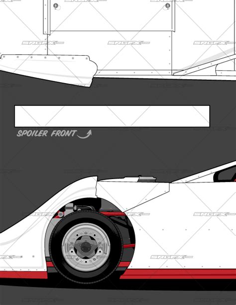 Late Model Race Car Graphics Design Templates