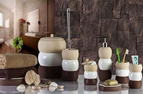 Narrow down your options of unique bathroom accessories and buy your exact choice. White and brown unique bathroom vanity accessories sets ...