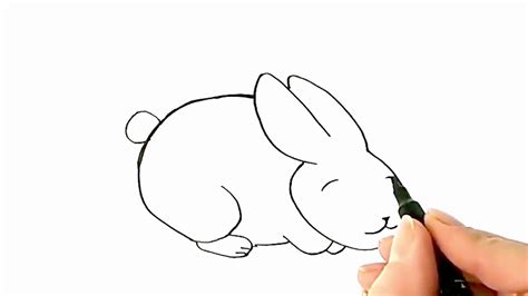 Easy Way To Draw A Rabbit Sleeping Rabbit Youtube