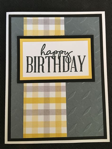 Pin By Jeanne Barnes On Card Ideas Birthday Cards For Men Simple