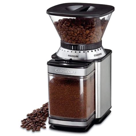 Cuisinart 8 Oz Brushed Stainless Burr Coffee Grinder In The Coffee
