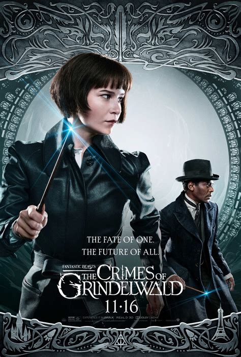 Fantastic Beasts The Crimes Of Grindelwald 2018 Poster Tina And