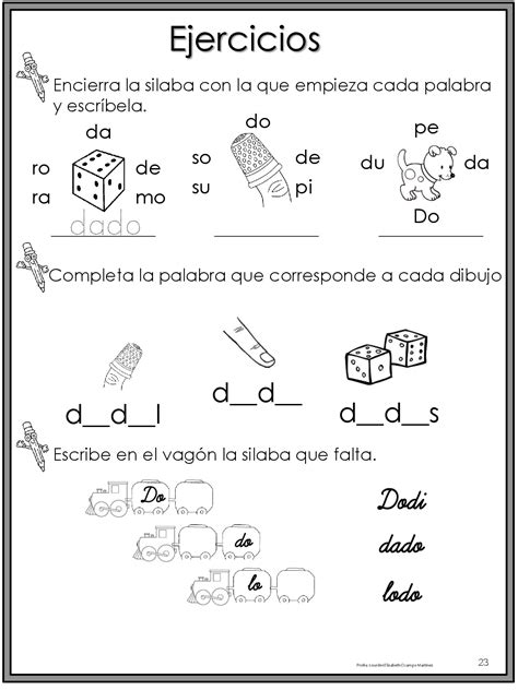 50 Ejercicios De Lecto Escritura Para Preescolar Y Primaria 011