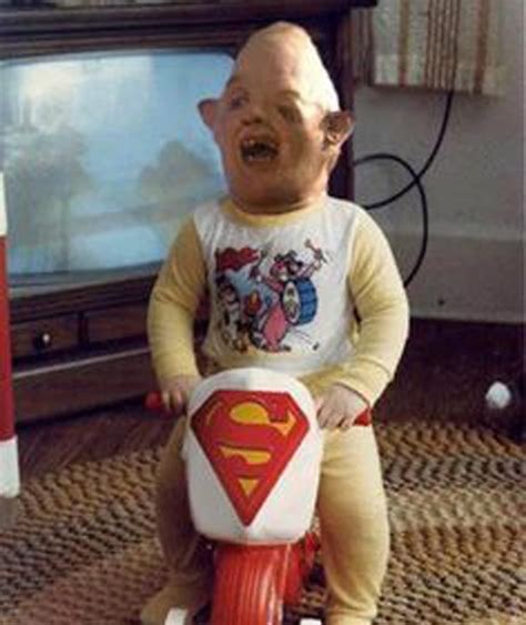 Standing at 6 foot 7 inches tall and . It's baby Sloth from The Goonies | 14 creepy Halloween ...
