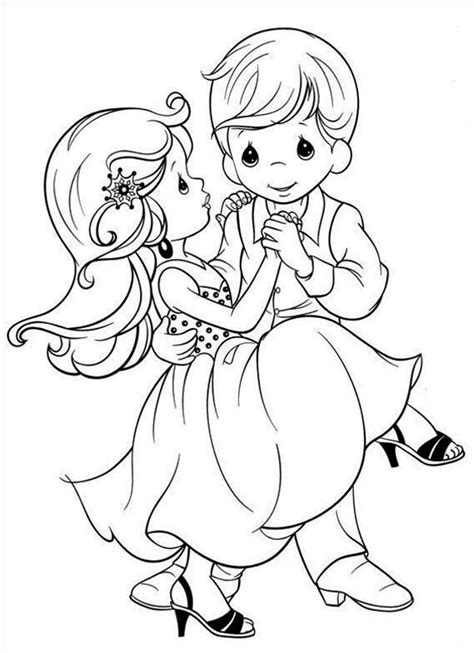 Precious Moments Wedding Coloring Pages At Free