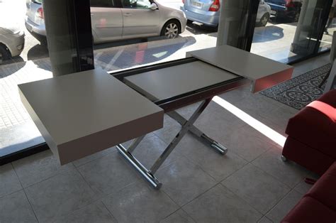 Mesa de centro elevable convertible en mesa de comedor new cover. Mesa de centro convertible en mesa de comedor de 120x80.