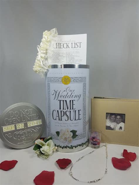 Wedding Time Capsule With Inventory Checklist Time Capsule Company