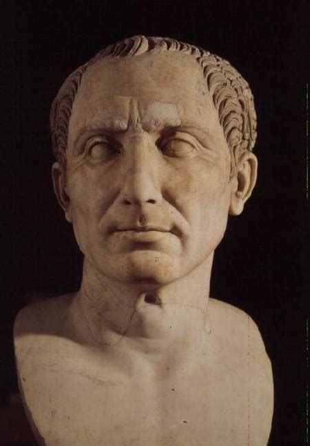 Bust Of Julius Caesar 100 44 Bc Roman En Reproduction Imprimée Ou
