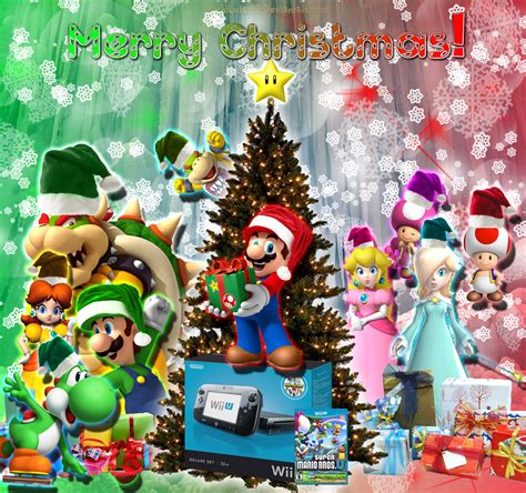 2012 Mario Christmas Background By Yoshiluigi45 On Deviantart