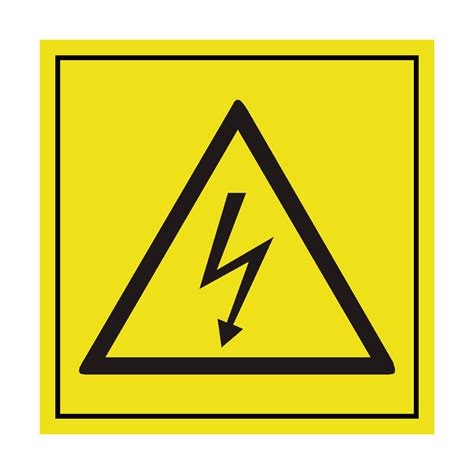 Electrical Hazard Iso 11684 Label Safety Uk