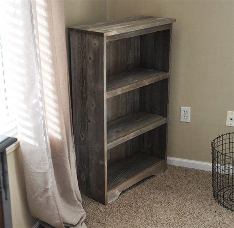 Bookcase Reclaimed Wood Barn Wood Bookcase By Reclaimedlook Wood
