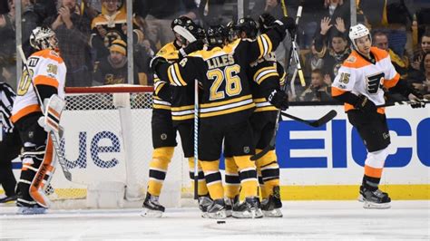 Bruins Crush Flyers 6 3 — Philly Is 3 7 3 In Last 13 Games Fast