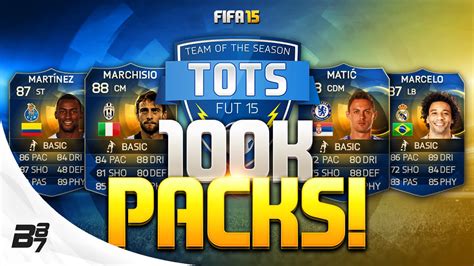 Team Of The Season 100k Packs Fifa 15 Tots Youtube