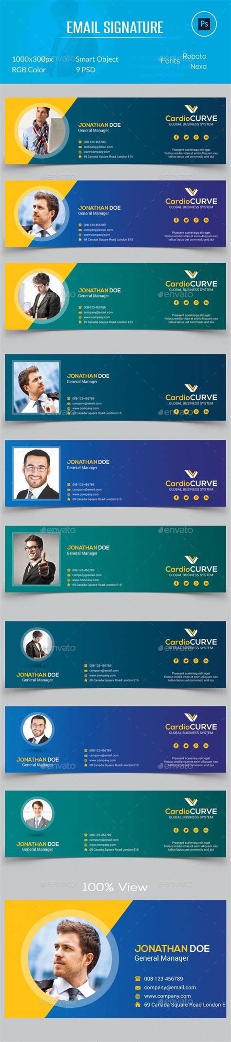 33 Lovely Email Signature Banner Ideas Email Signatures Email