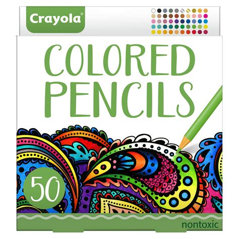 Crayola Colored Pencils Adult Coloring Fun At Home Activities 50