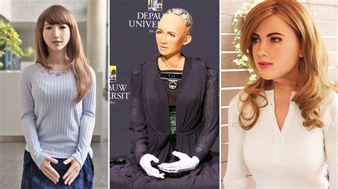All Best Female Humanoid Robots Until 2018 Youtube