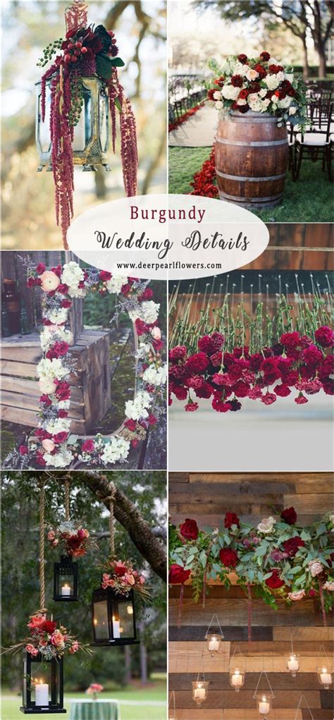 40 Burgundy Wedding Ideas For Fall And Winter Weddings Page 2 Of 2