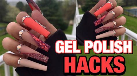 Quarantine Nail Hack Nail Revamp With Gel Polish Glitter V French