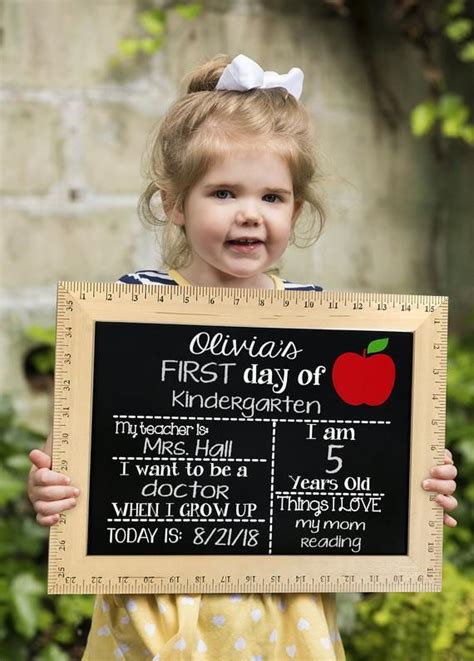 This Adorable Reusable First Day Of School Chalkboard Is The Perfect