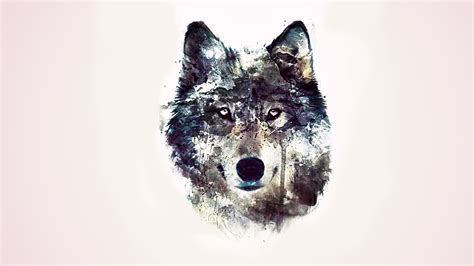 Abstraction Wolves Background Eyes Wolf Abstract Wallpaper 1920x1080