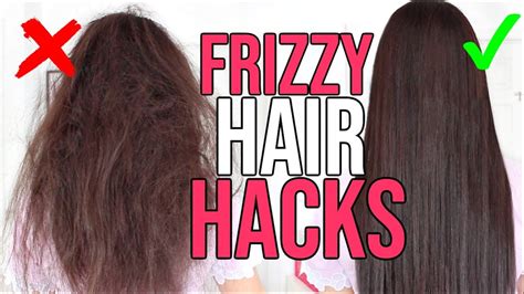 8 hair hacks for fixing frizzy hair youtube