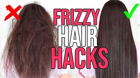 8 Hair Hacks For Fixing Frizzy Hair Youtube