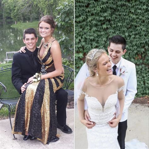 I Married My Prom Date Couples Then And Now