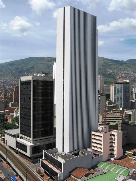 Sucursales y cajeros de banco de bogotá en medellín. Edificio del Café y Banco de la República. Medellín, Antio ...