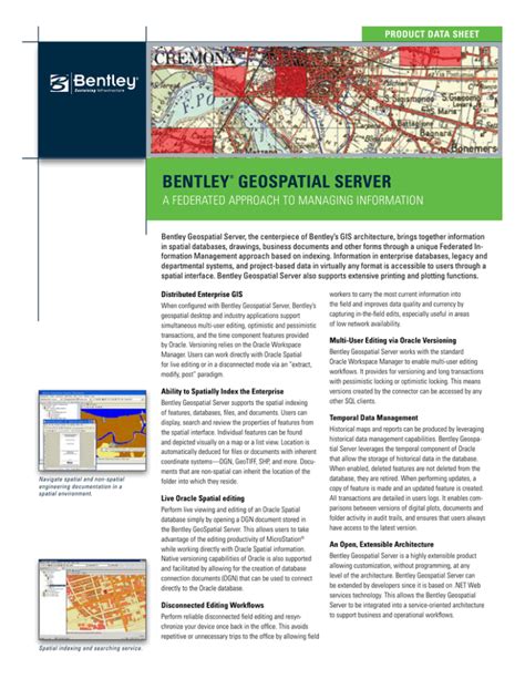 Bentley Geospatial Server