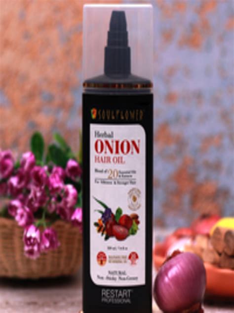 Buy Soulflower Red Onion Hair Oil For Hair Growth And Hair Fall Control