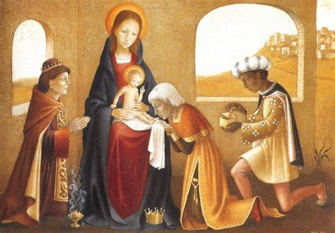 Fête De Lepiphanie Roi Mage Scènes De La Nativité Nativité