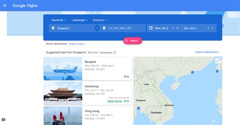 Google Flights Singapore