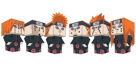 ANIME PAPER TOYS NAGATO JOVEN NARUTO SHIPPUDEN NAGATO NARUTO