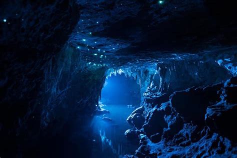 The Glow Worms Of New Zealands Limestone Caves Revealed In Magical
