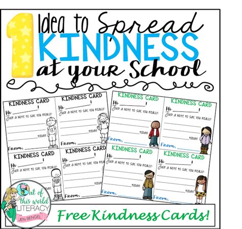 4 Ideas To Spread Kindness At Your School With Freebies Plus A Personal