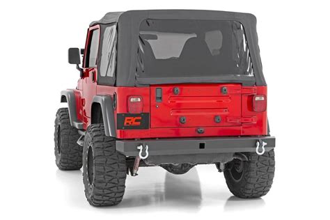 Rough Country 10591 Classic Full Width Rear Bumper For 87 06 Jeep
